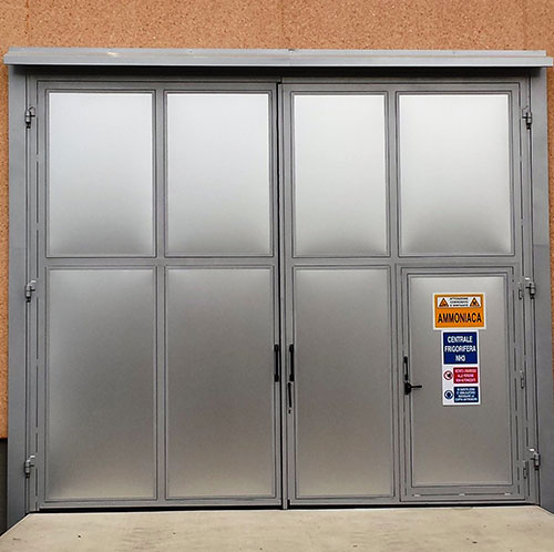 PORTE E PORTONI ACUSTICI INSONORIZZATI, VISIVE FONOISOLANTI ECOSONIC®